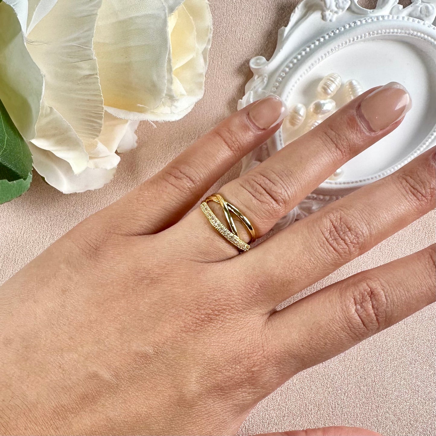 Bague Torsade