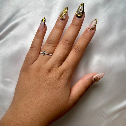 Bague Croix Argentée