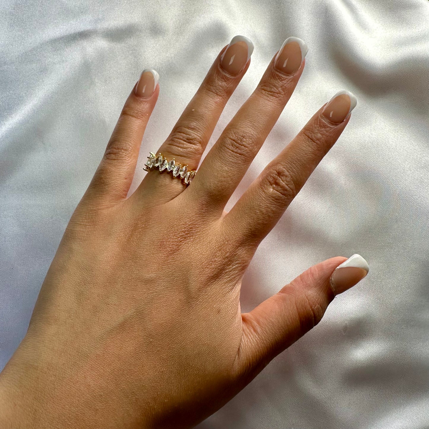 Bague Couronne Dorée