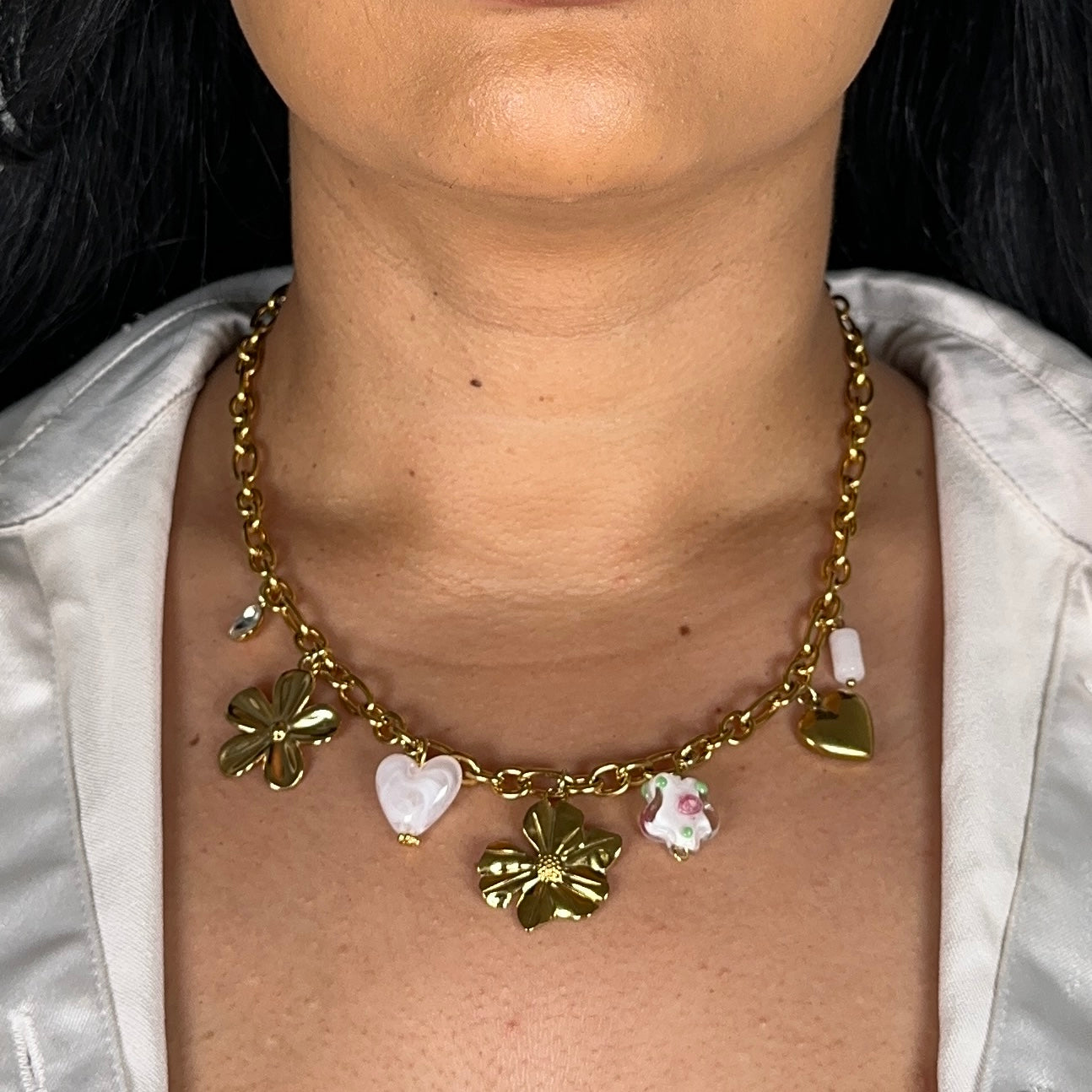 Collier Destiny - Quartz Blanc
