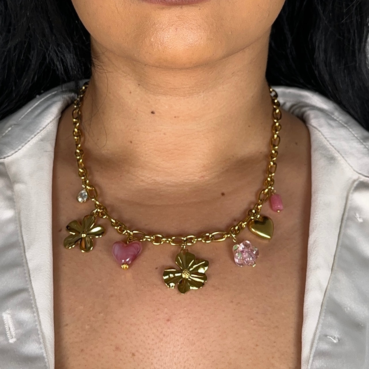 Collier Destiny - Quartz Rose