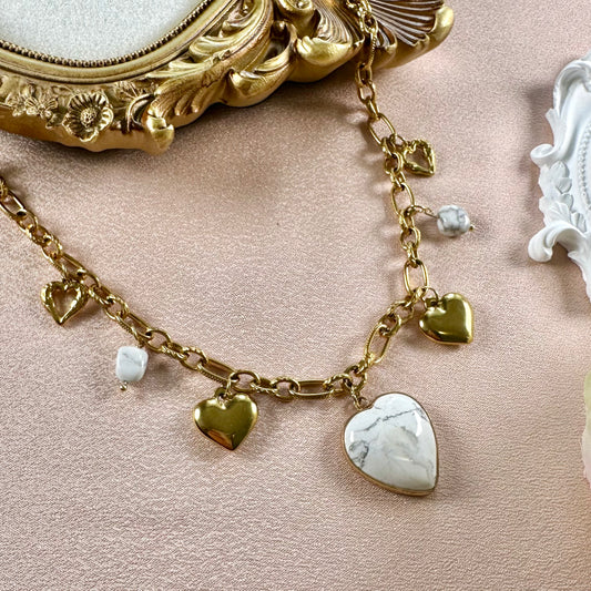 Collier Ruth - Howlite