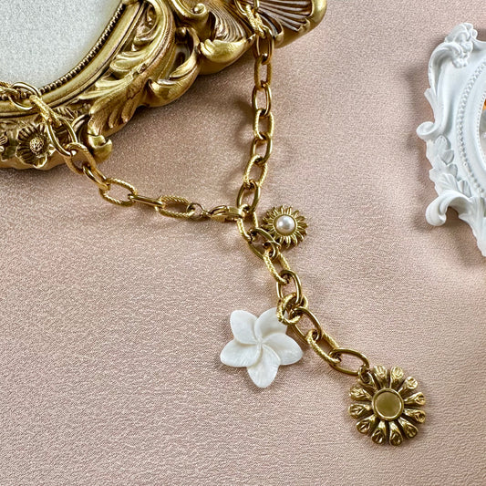 Collier en Y Flower