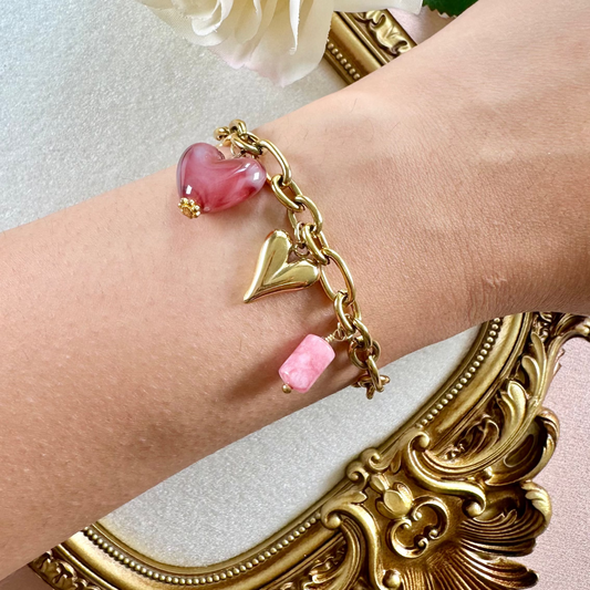 Bracelet Destiny - Quartz Rose