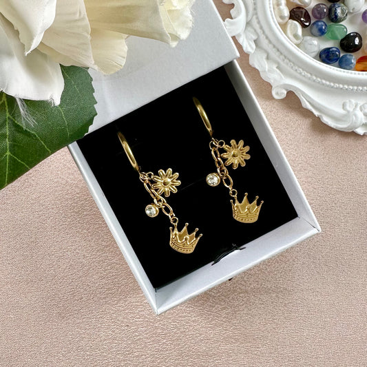 Boucles d'oreilles Queen