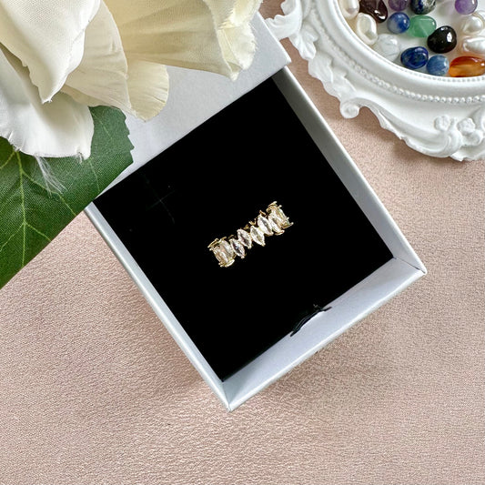 Bague Couronne Dorée