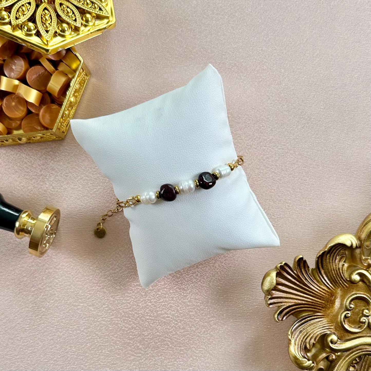 Bracelet Promesse - Grenat