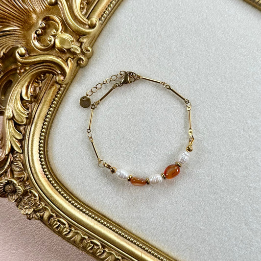 Bracelet Songe - Agate de Feu