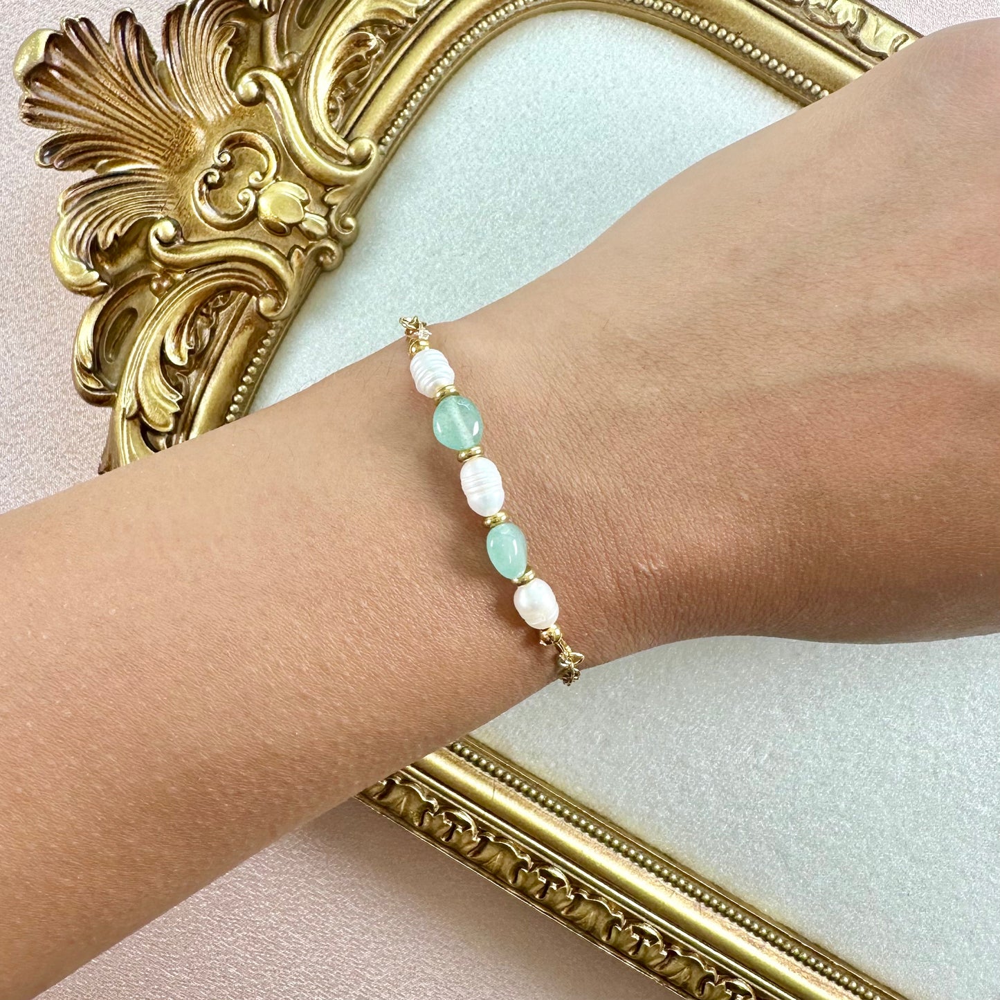 Bracelet Grace - Aventurine Verte