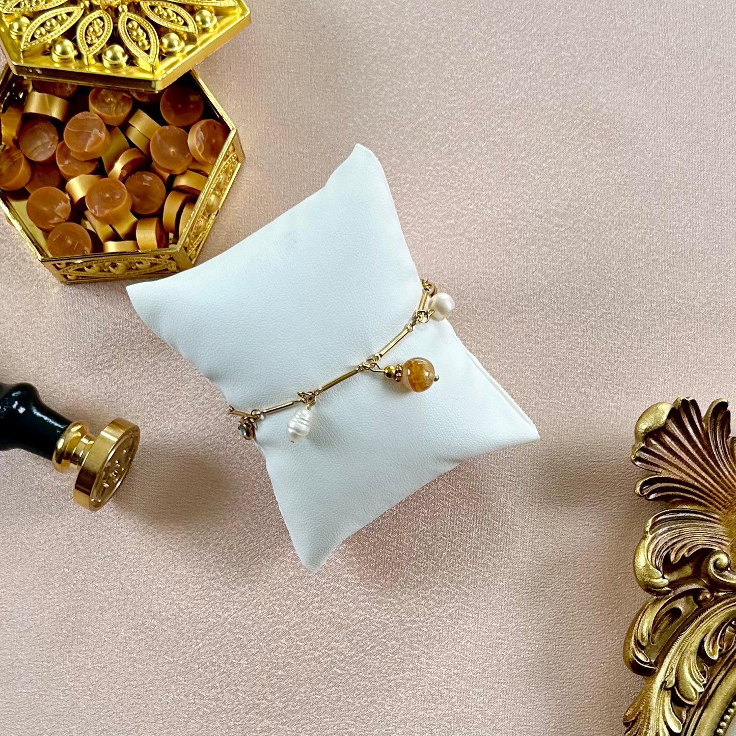 Bracelet Melissa - Agate de Feu