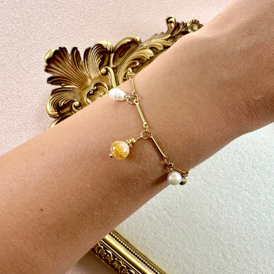 Bracelet Melissa - Agate de Feu