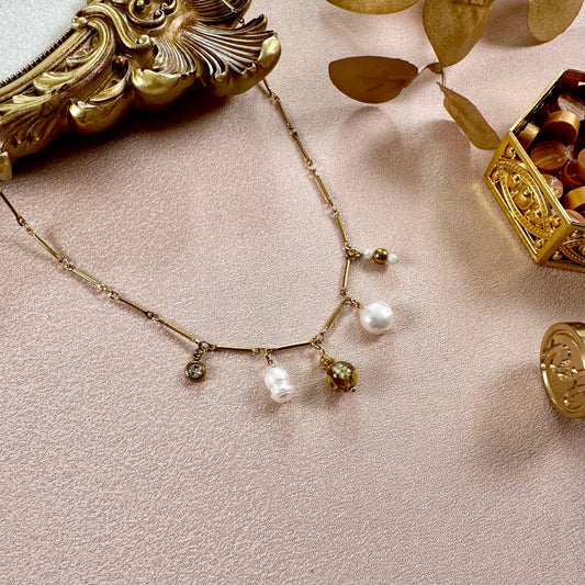 Collier Melissa - Agate de Feu