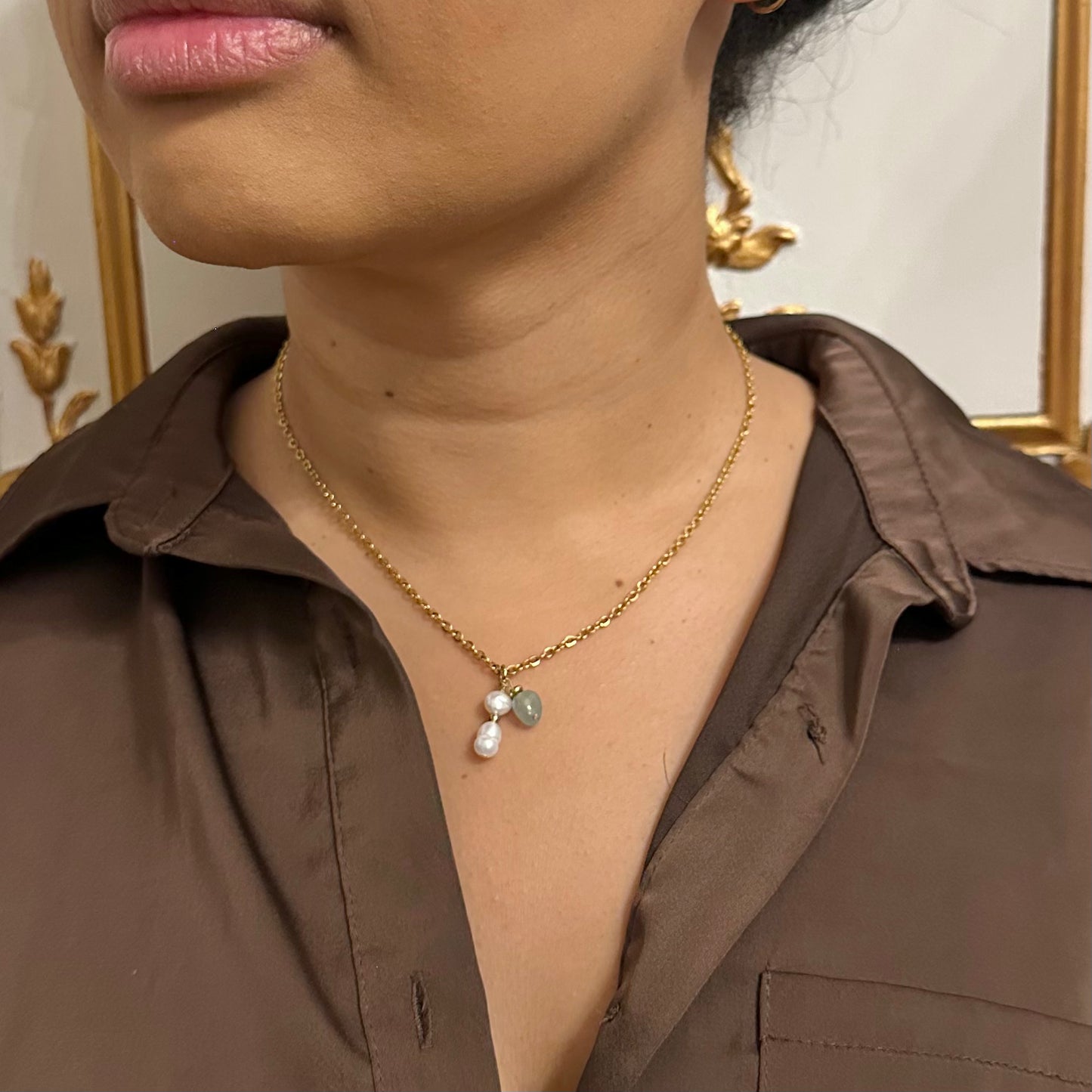 Collier Claire - Aventurine