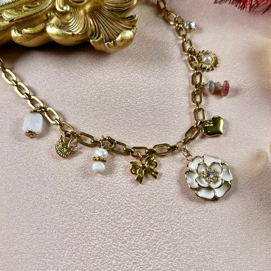 Collier Merveille - Jade & Agate du Botswana