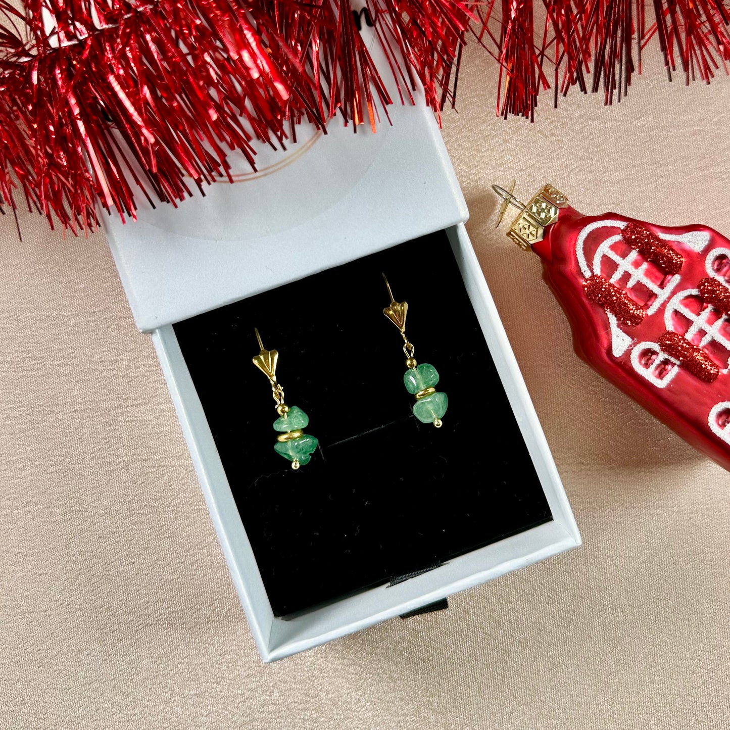 Boucles d'oreilles Pierre - Aventurine