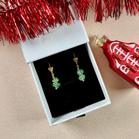 Boucles d'oreilles Pierre - Aventurine