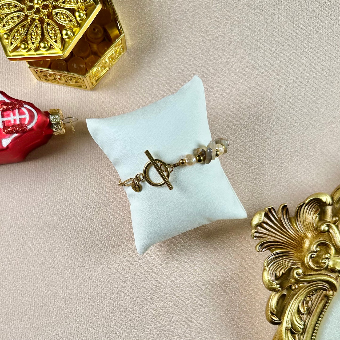 Bracelet Foi - Agate du Botswana