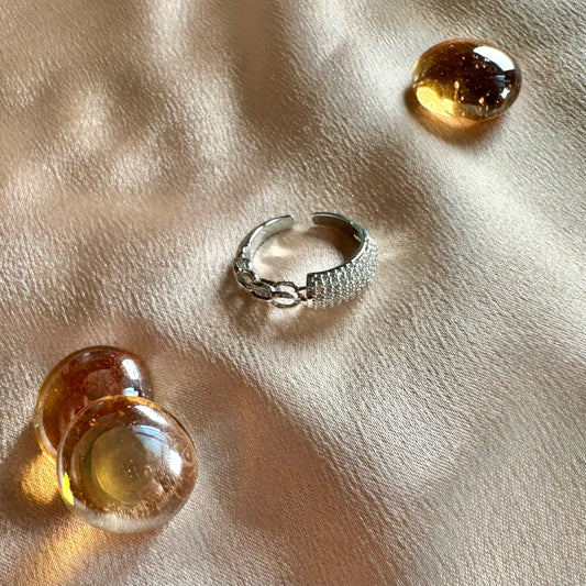 Bague Liberté Argenté