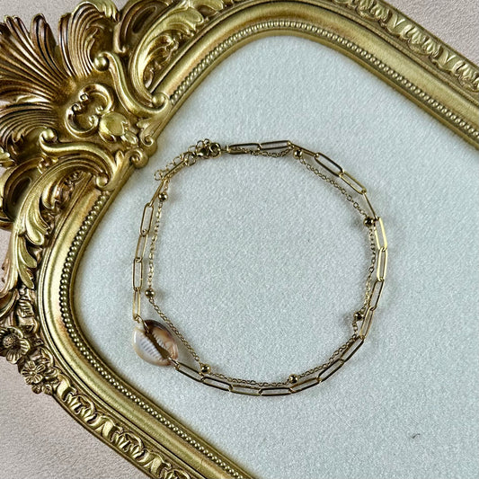 Bracelet de cheville Coquillage