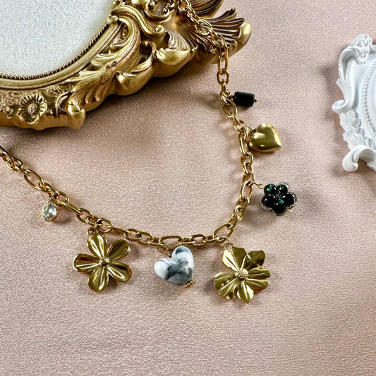Collier Destiny Obsidian Noir
