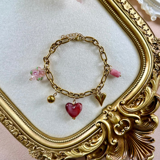 Bracelet Destiny Quartz Rose