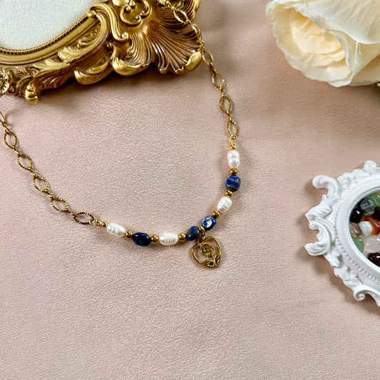 Collier Rosalia - Lapis Azuli