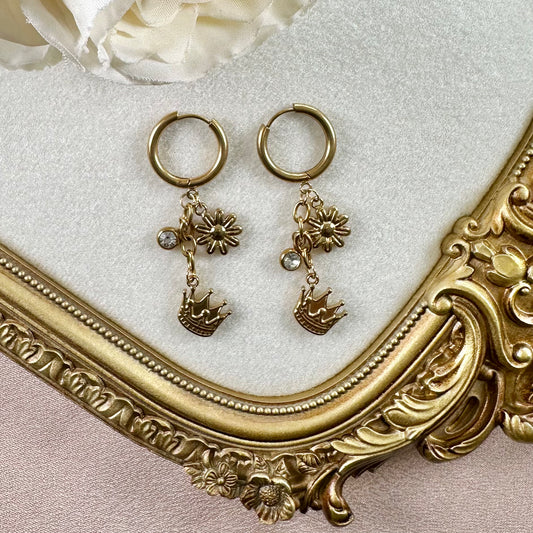 Boucles d'oreilles Queen