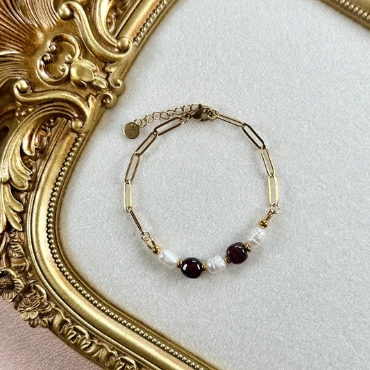 Bracelet Promesse - Grenat