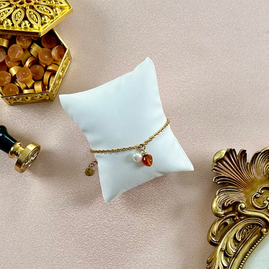 Bracelet Déborah - Agate de Feu