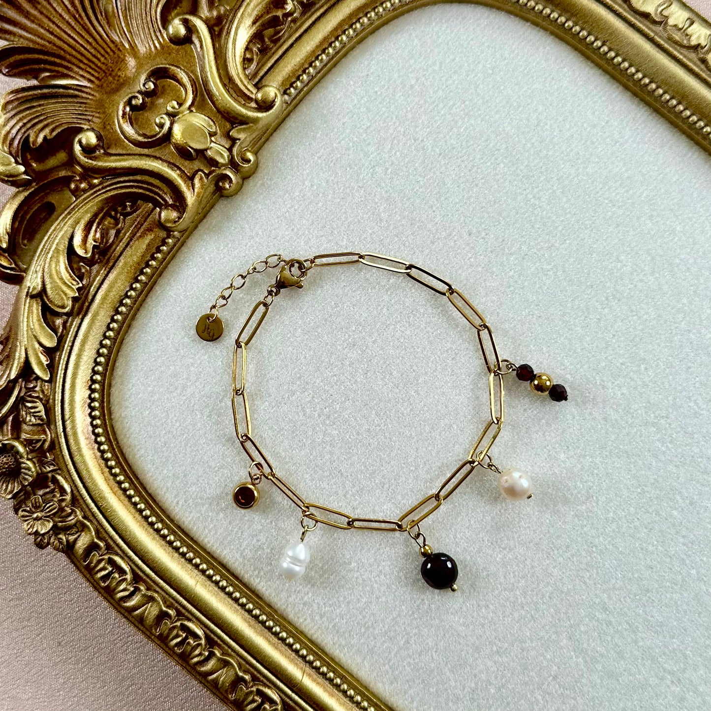 Bracelet Madeline - Grenat