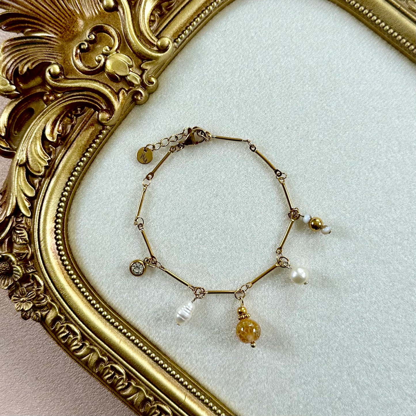 Bracelet Melissa - Agate de Feu