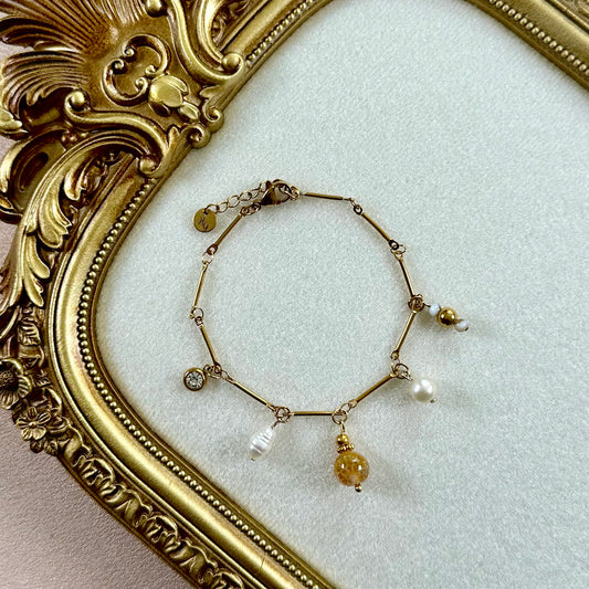 Bracelet Melissa - Agate de Feu