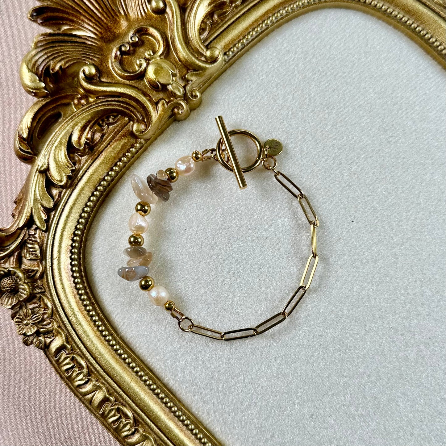 Bracelet Foi - Agate du Botswana