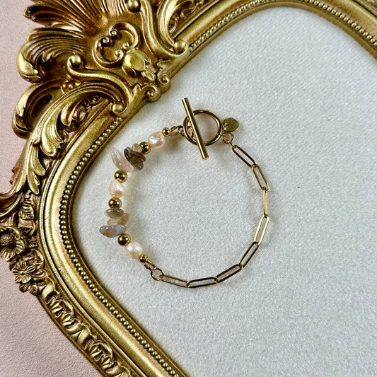 Bracelet Foi - Agate du Botswana