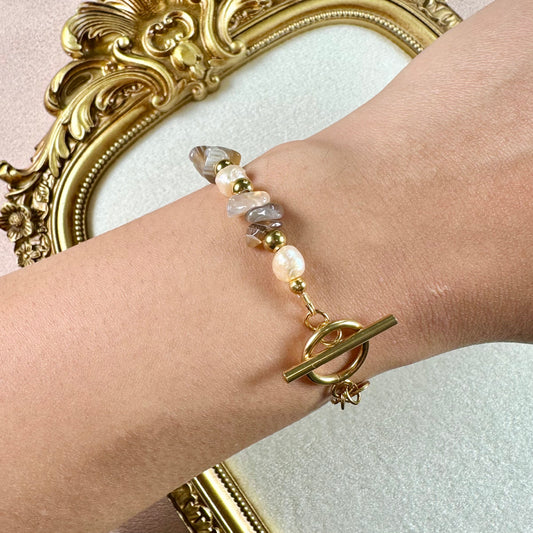 Bracelet Foi - Agate du Botswana