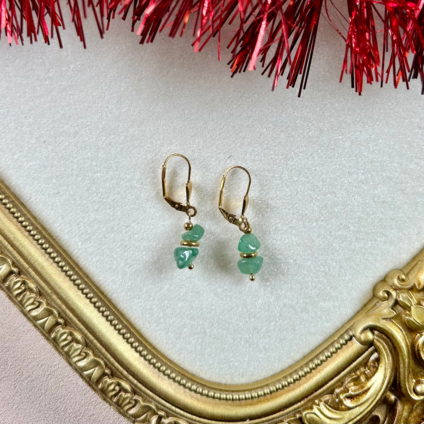 Boucles d'oreilles Pierre - Aventurine