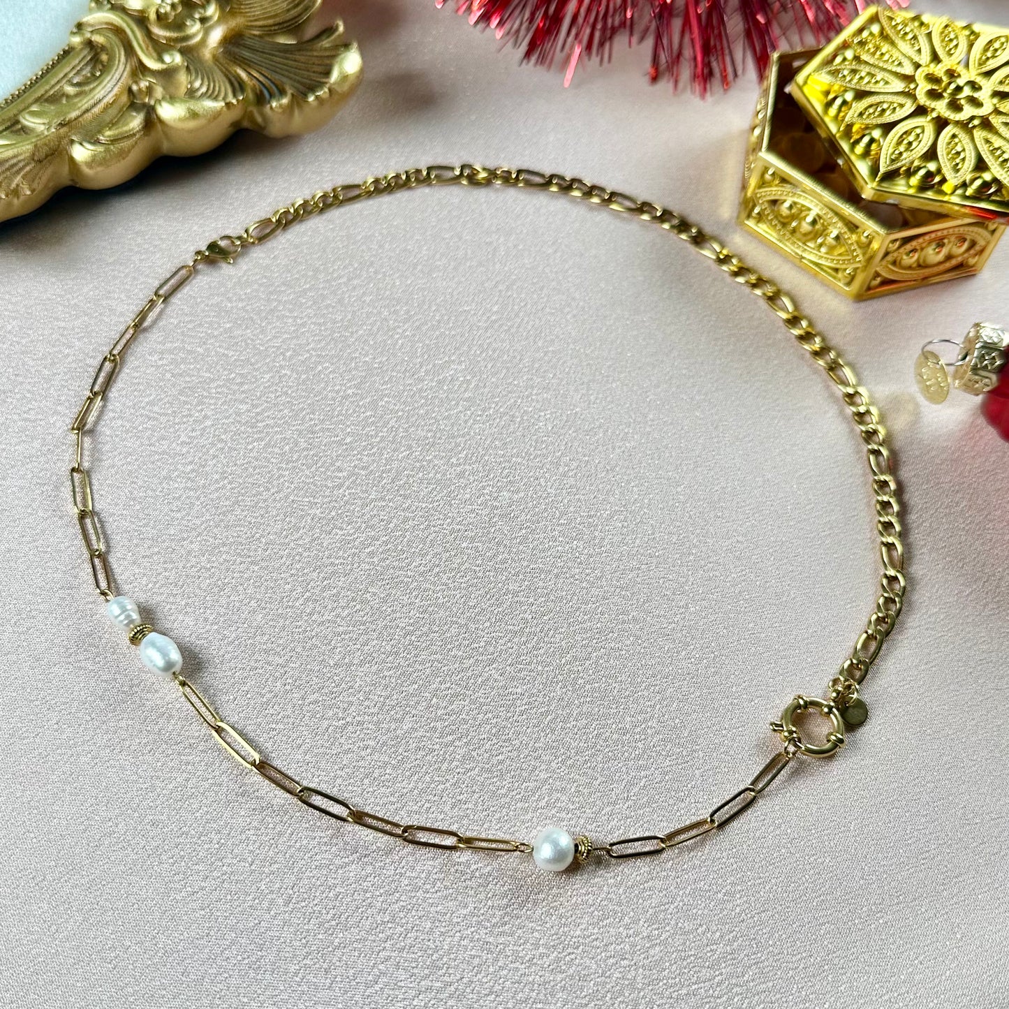 Collier Trésor Interchangeable - Oeil de Tigre