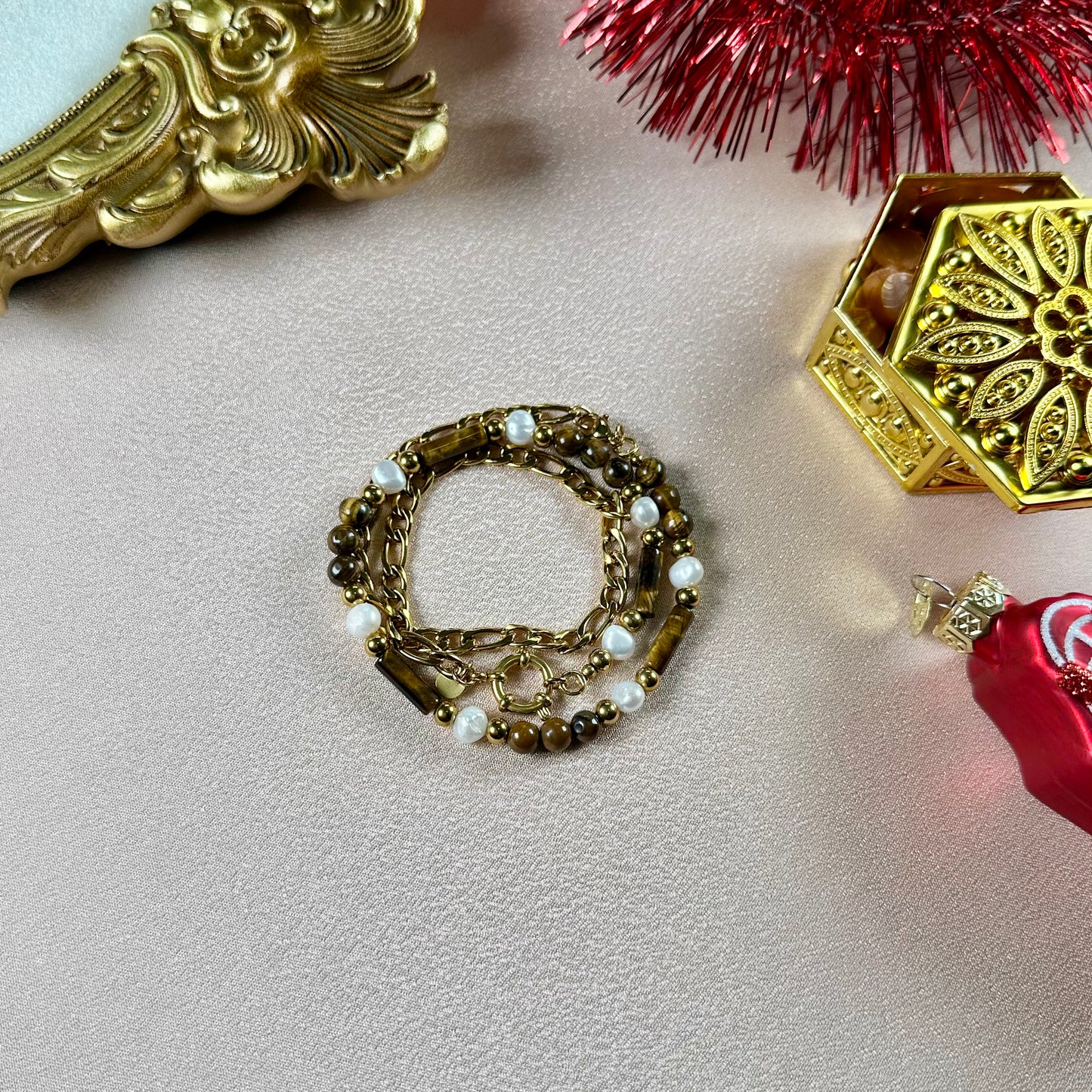 Collier Trésor Interchangeable - Oeil de Tigre