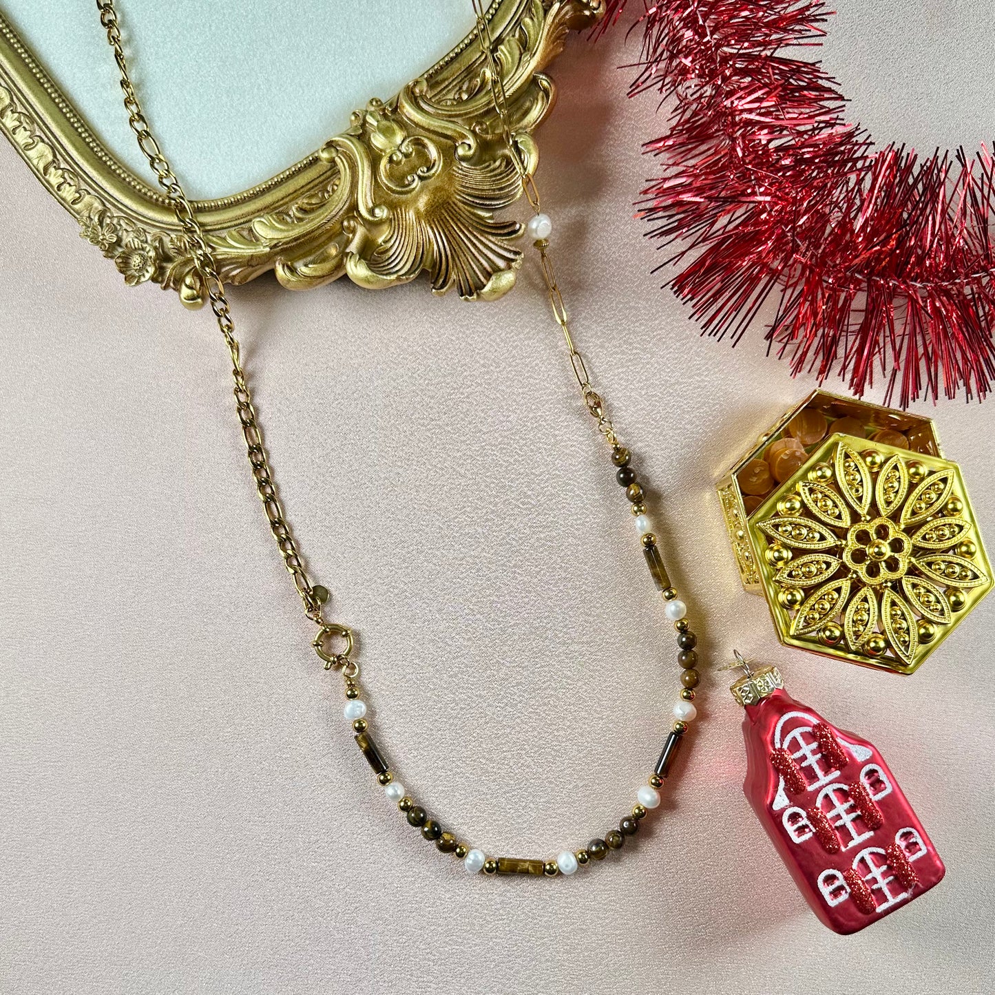 Collier Trésor Interchangeable - Oeil de Tigre