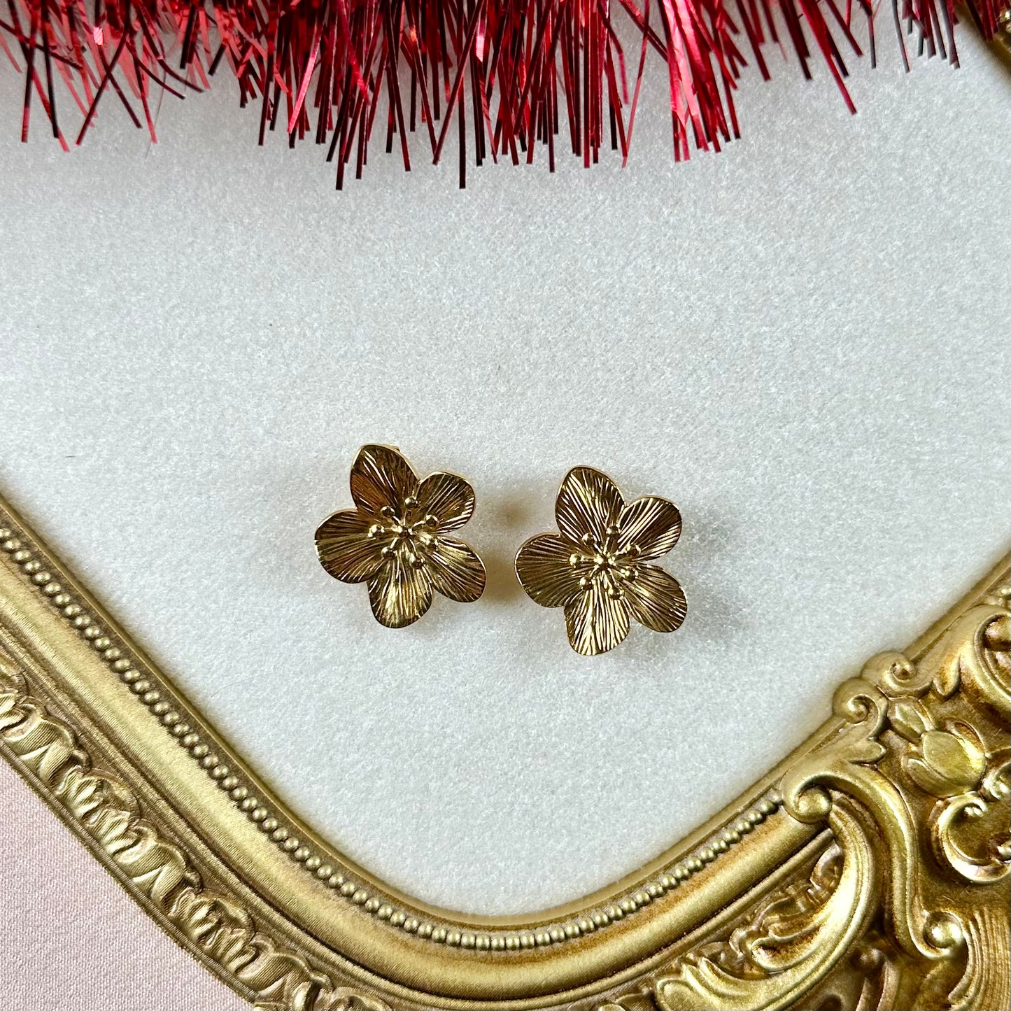 Boucles d'oreilles Fleurette