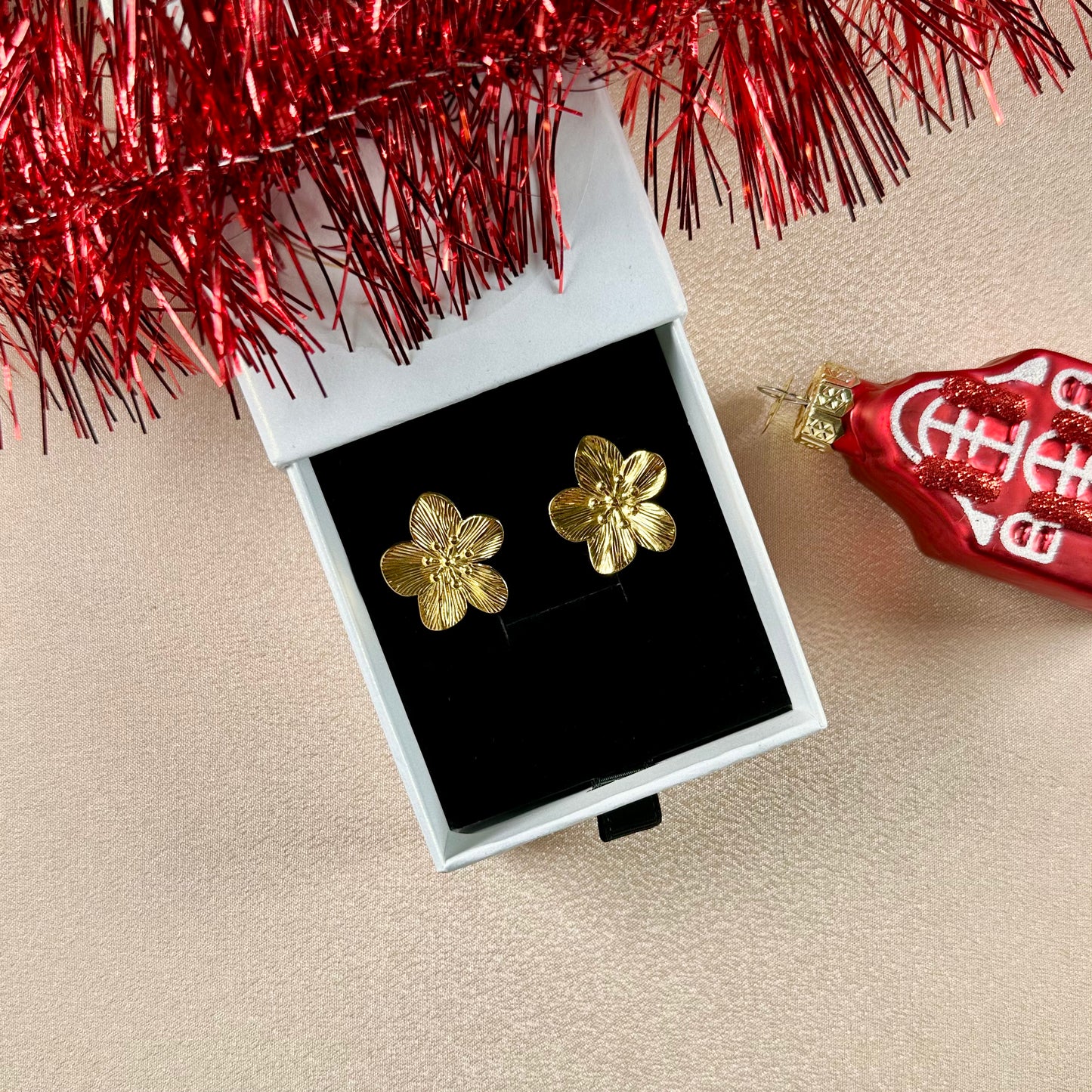 Boucles d'oreilles Fleurette