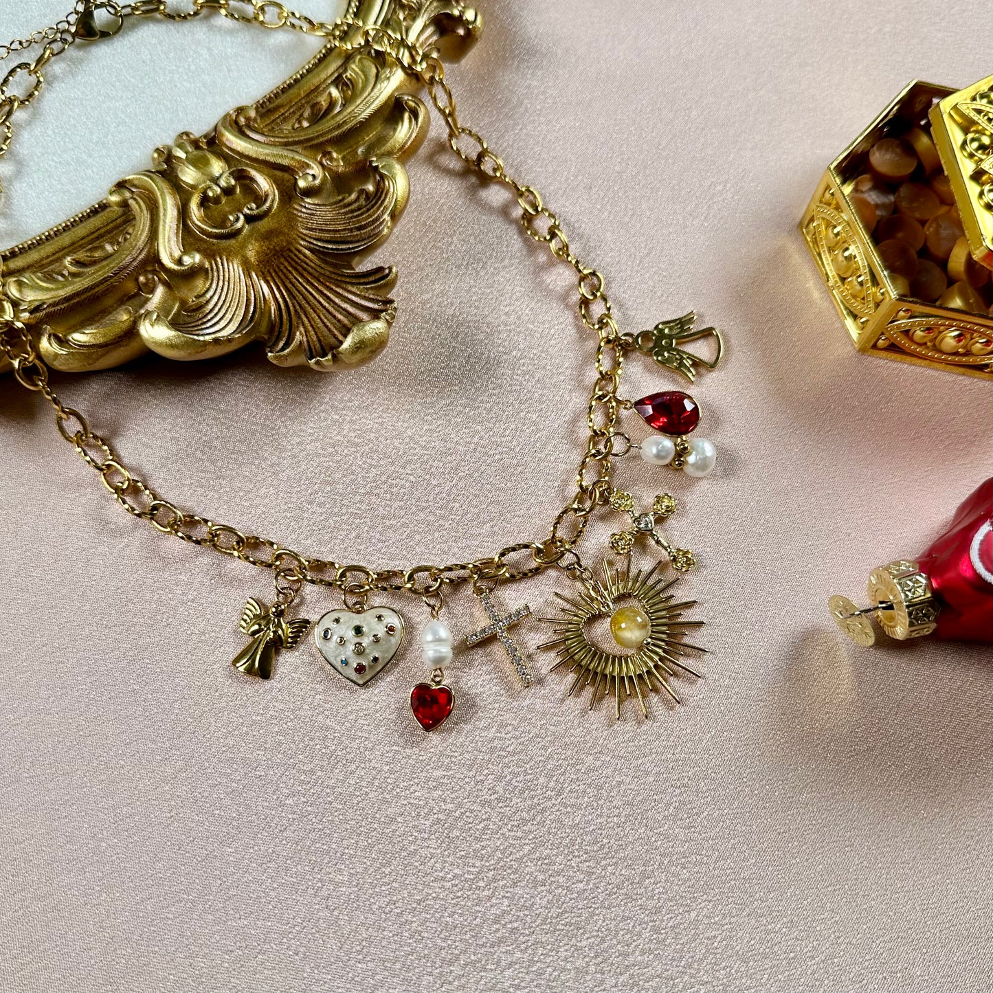 Collier Eden - Agate de Feu